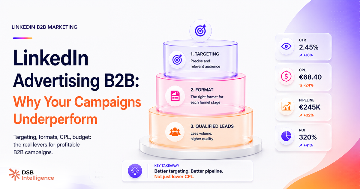 LinkedIn Advertising B2B : pourquoi tes campagnes sous-performent