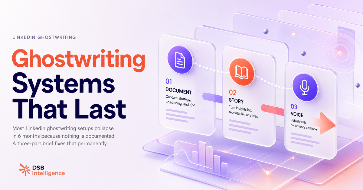 LinkedIn Ghostwriting for Executives: Build a System That Lasts