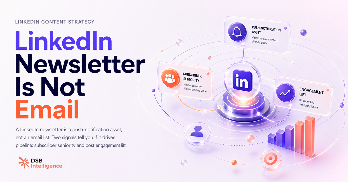 LinkedIn Newsletter Is Not Email Marketing