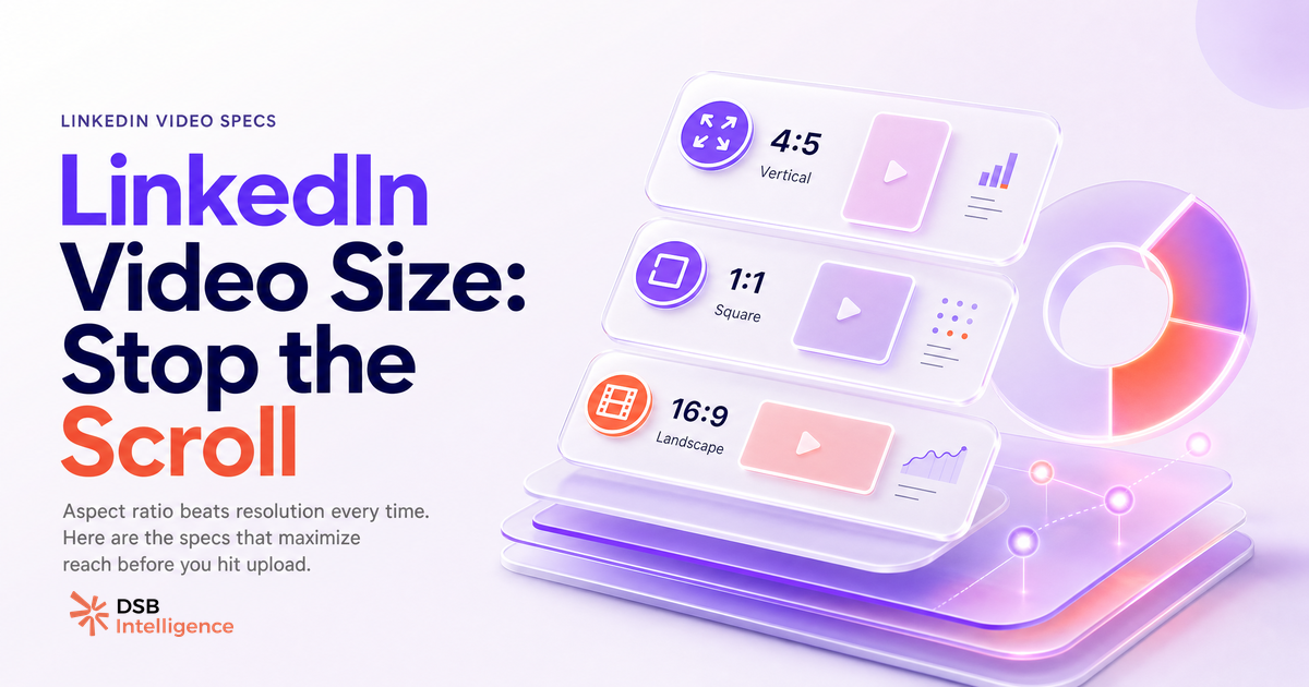 LinkedIn Video Size 2026: The Specs That Stop the Scroll