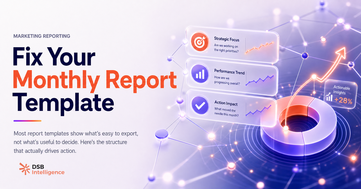 Marketing Monthly Report Template: Fix What's Broken