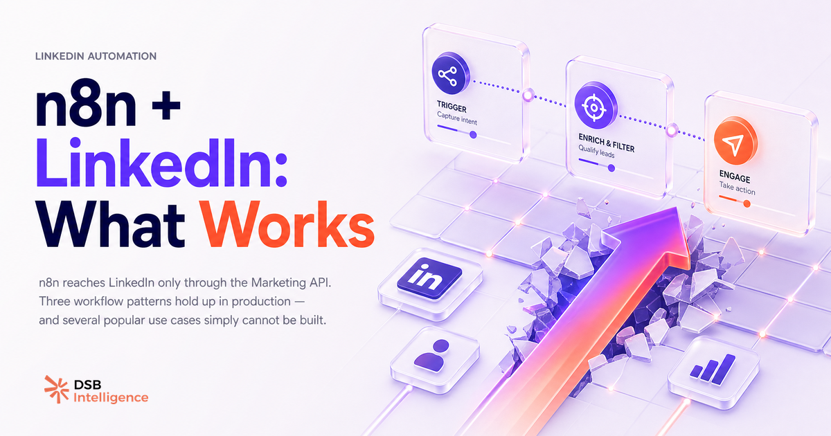 n8n LinkedIn Automation: ce qu'il gère vraiment